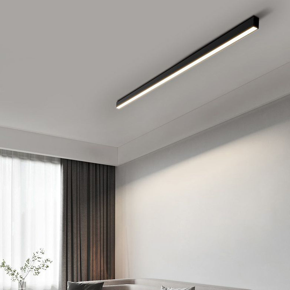 AstraLine LED Ceiling Light Dimmable Linear Fixture In Metal And Acrylic