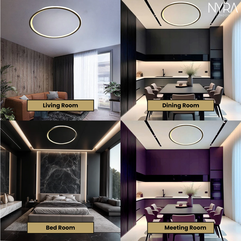 LumaEdge Slim LED Ceiling Lamp For Modern Interiors With Minimalist Glow