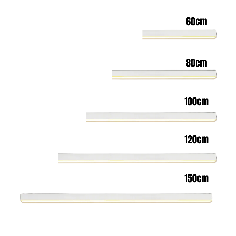 AstraLine LED Ceiling Light Dimmable Linear Fixture In Metal And Acrylic