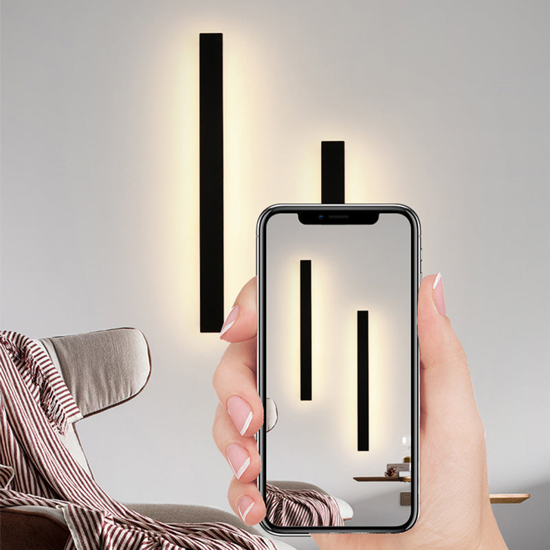 Dimmable IP65 LED Outdoor Wall Light in Minimalist Metal and Acrylic