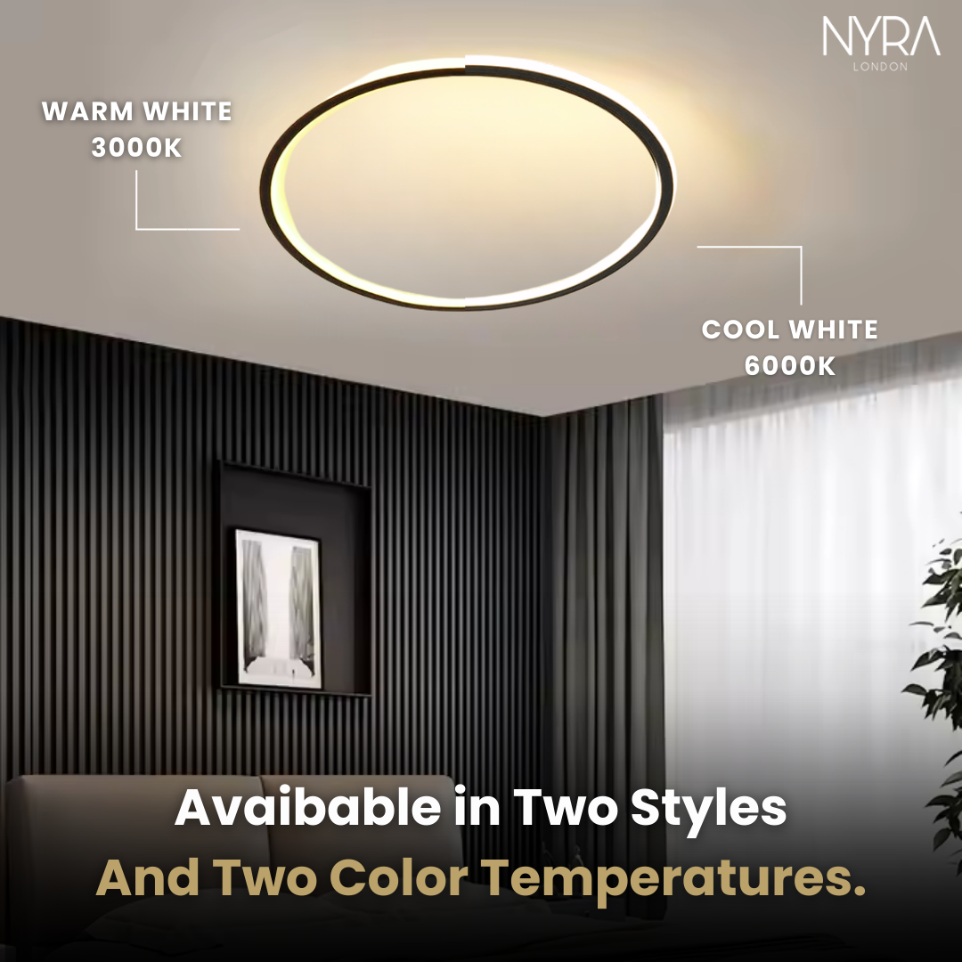 LumaEdge Slim LED Ceiling Lamp For Modern Interiors With Minimalist Glow