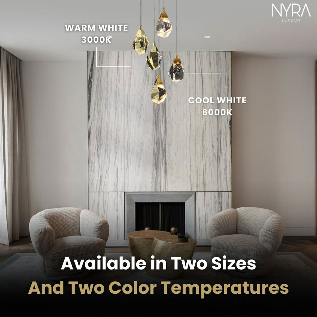 Lyra Crystal Chandelier With Diamond Inspired Elegance