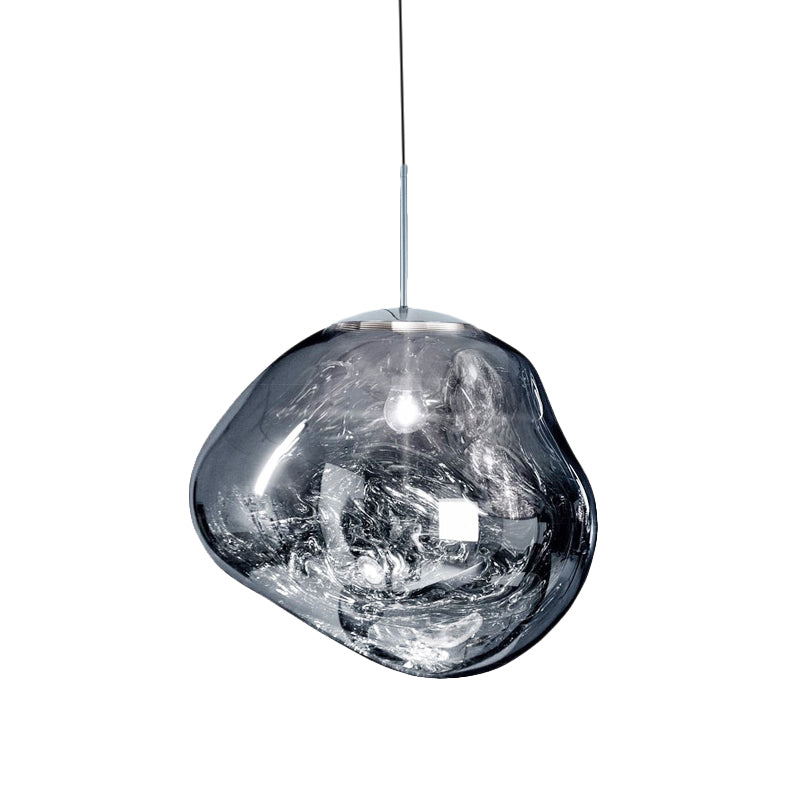 ElaraGlow Modern Glass Ceiling Pendant Light With LED Glass Shade