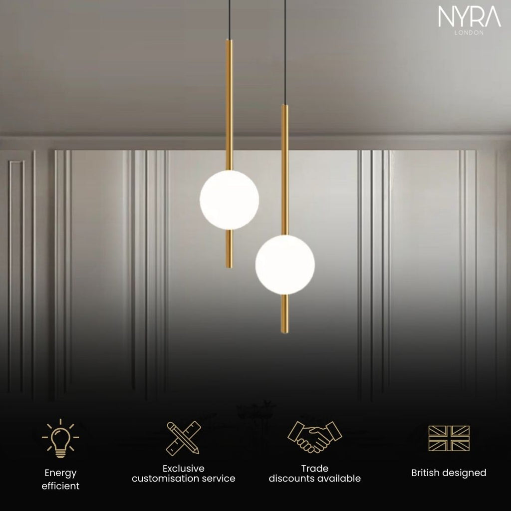 NovaGlow Pendant Lights for Modern Living Rooms and Hallways