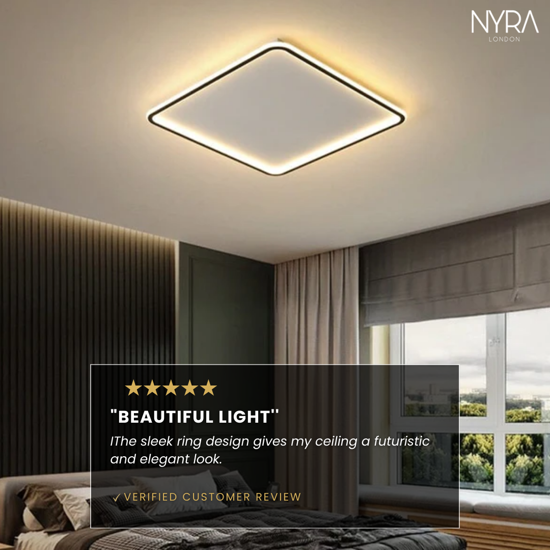 LumaEdge Slim LED Ceiling Lamp For Modern Interiors With Minimalist Glow