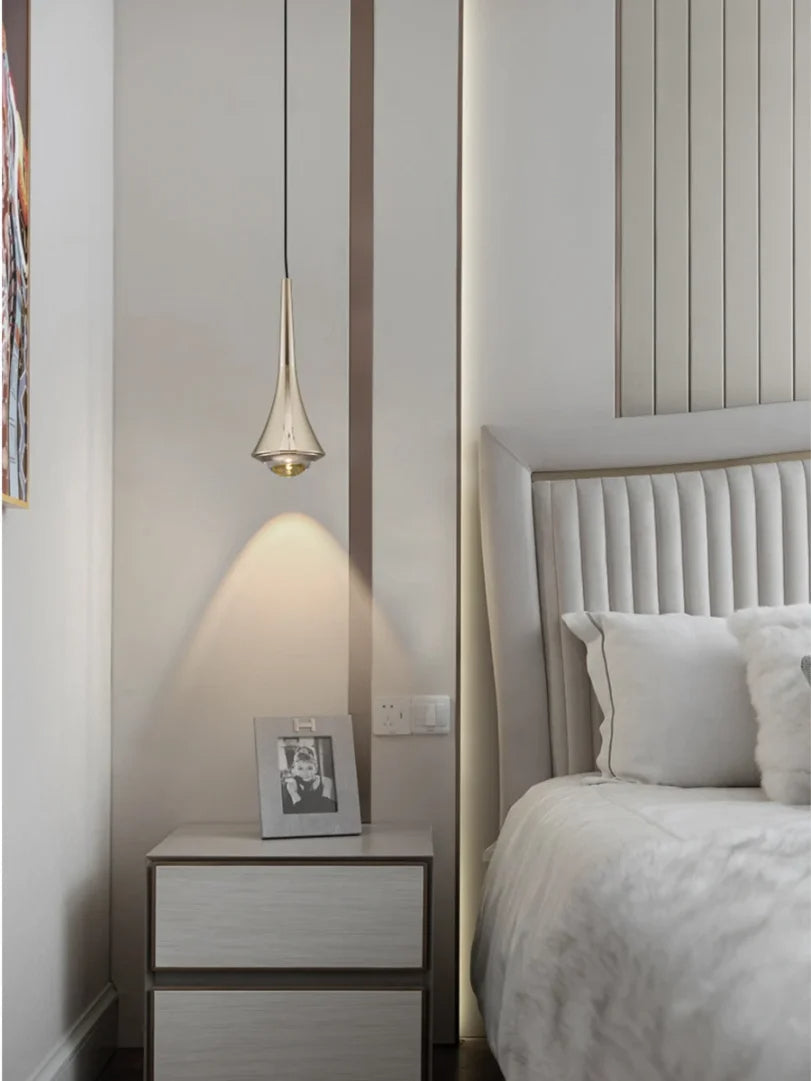 Lumenora Nordic Drop Pendant Light LED Metal Ceiling Fixture