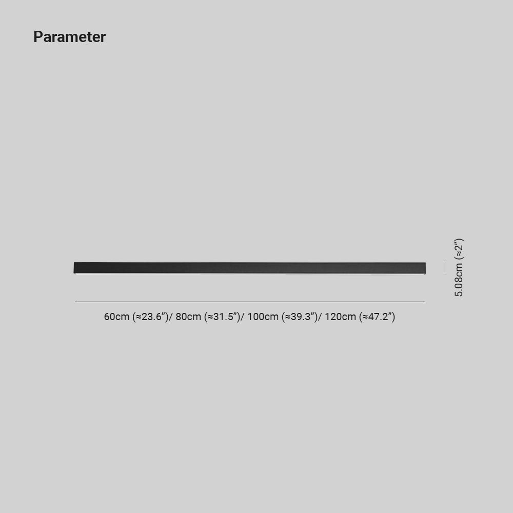 AstraLine LED Ceiling Light Dimmable Linear Fixture In Metal And Acrylic