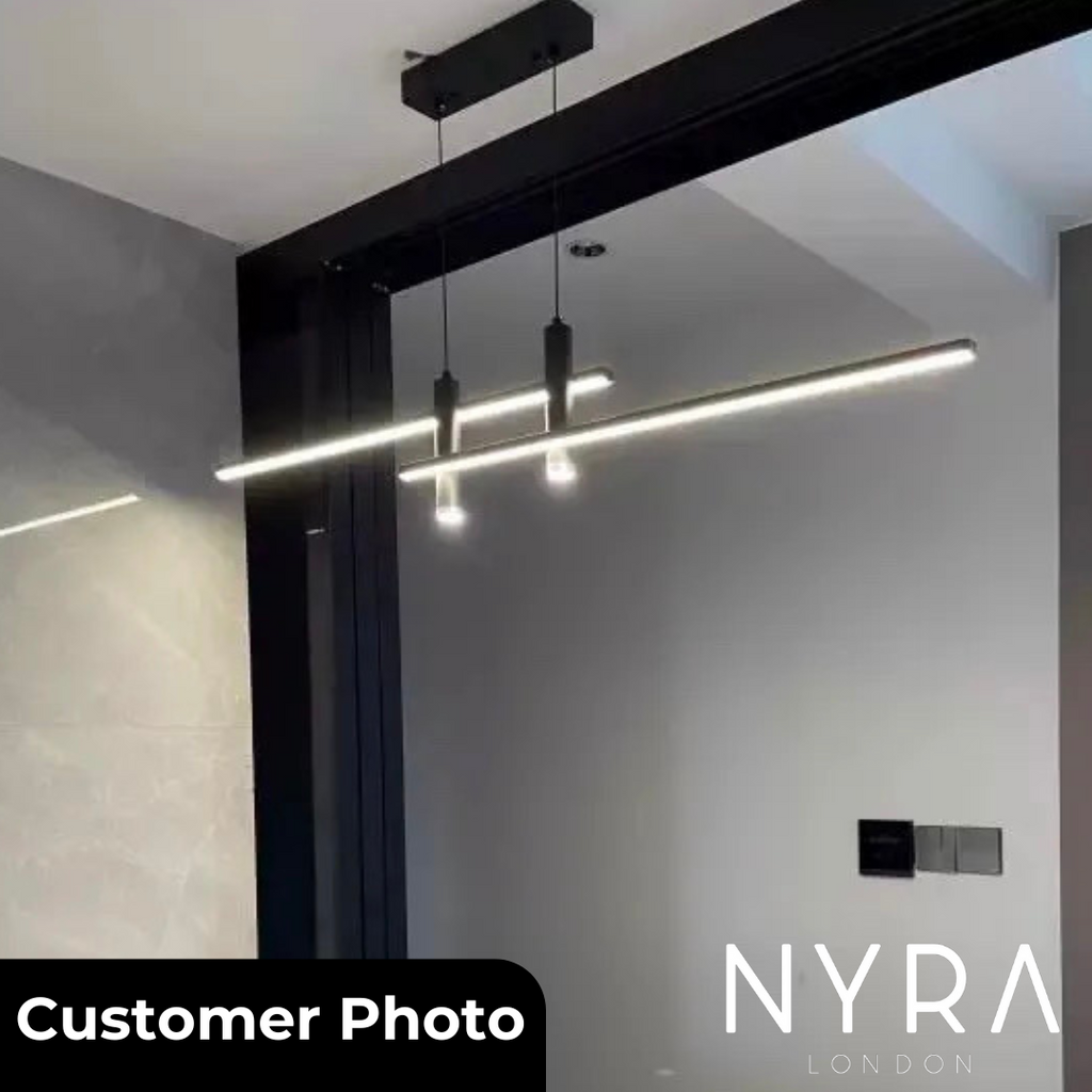 DuoLux Global LED Lamp with 90 to 260 Volt Range Iron and Acrylic Construction