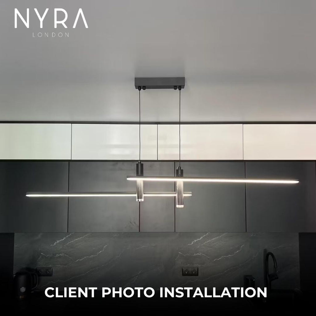 DuoLux Global LED Lamp with 90 to 260 Volt Range Iron and Acrylic Construction