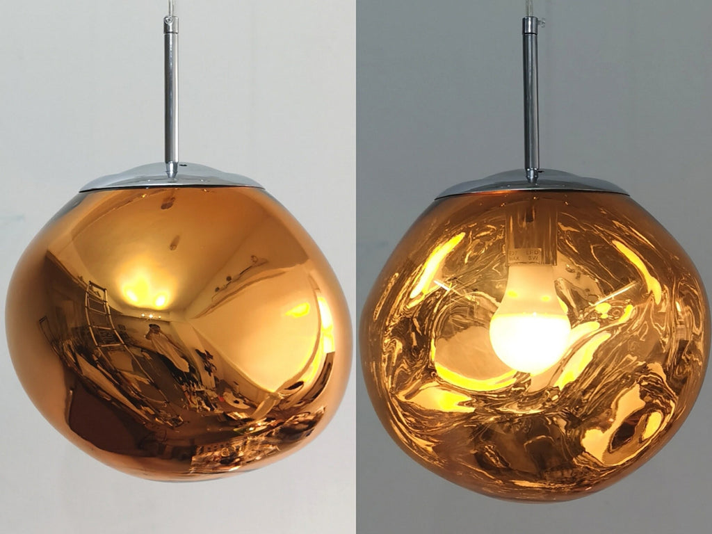 ElaraGlow Modern Glass Ceiling Pendant Light With LED Glass Shade