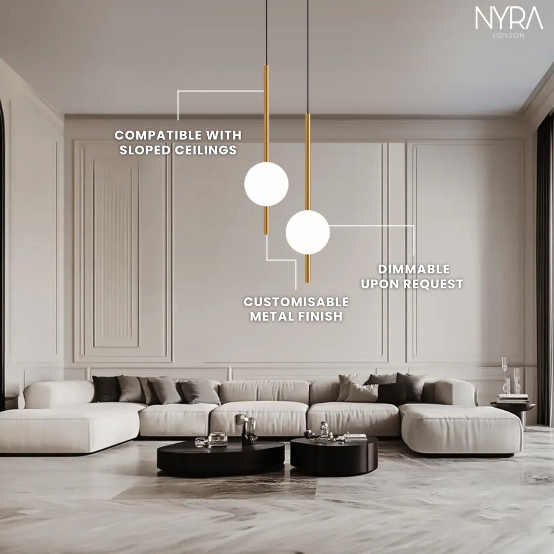 NovaGlow Pendant Lights for Modern Living Rooms and Hallways