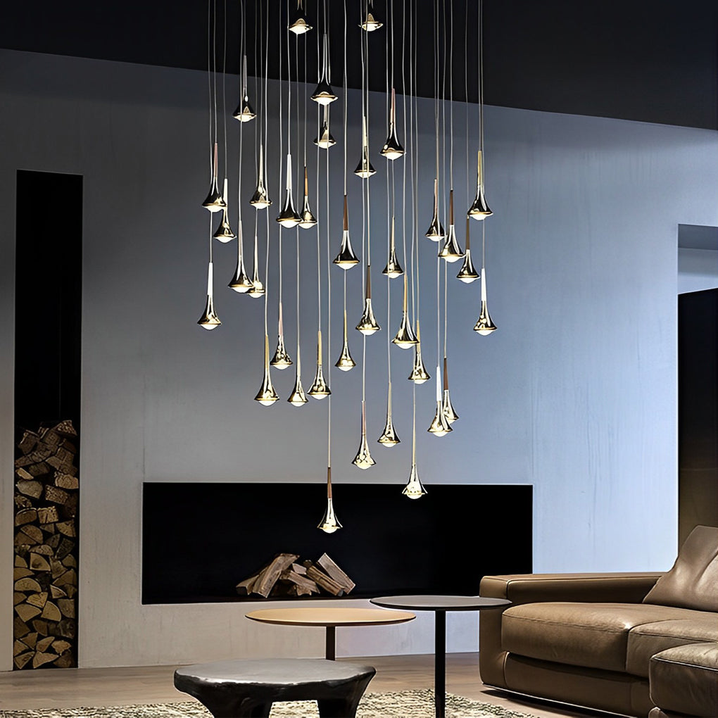 Lumenora Nordic Drop Pendant Light LED Metal Ceiling Fixture