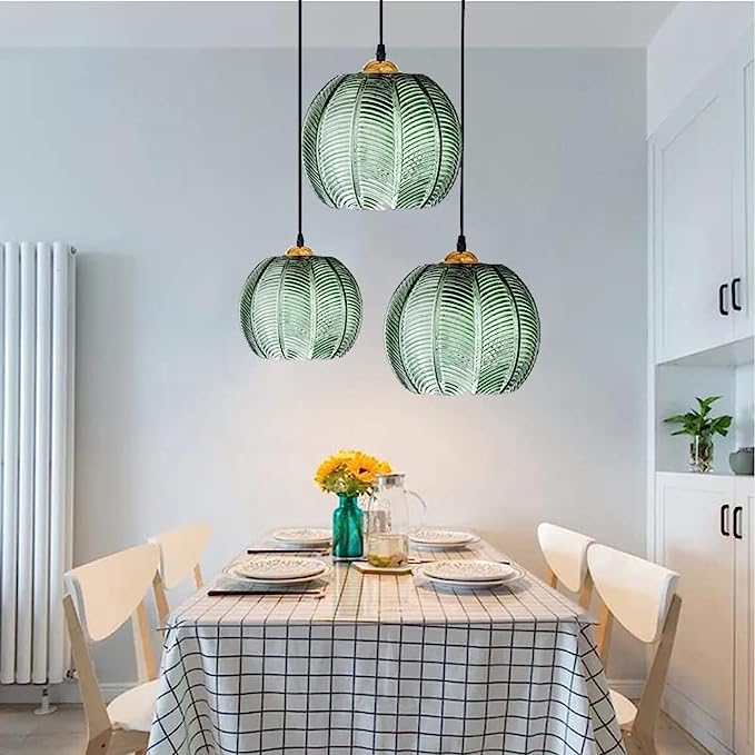 NovaLume Matte Glass Pendant Light for Dining Room Ambience