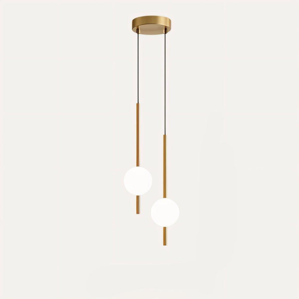 Virelle Glass and Metal Pendant Light for Nordic Home