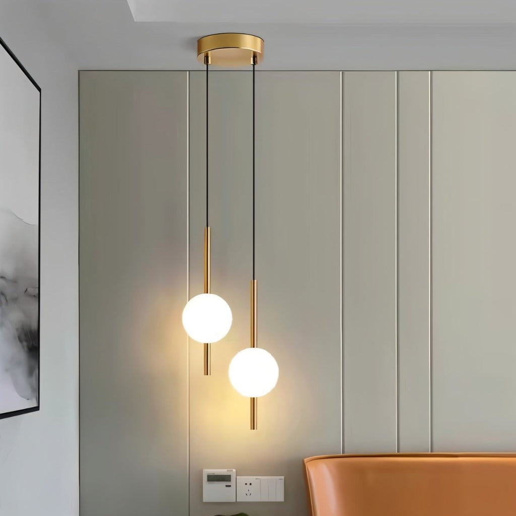 Virelle Glass and Metal Pendant Light for Nordic Home