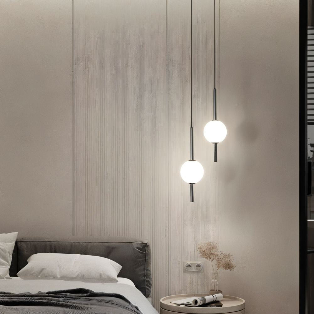 Virelle Glass and Metal Pendant Light for Nordic Home