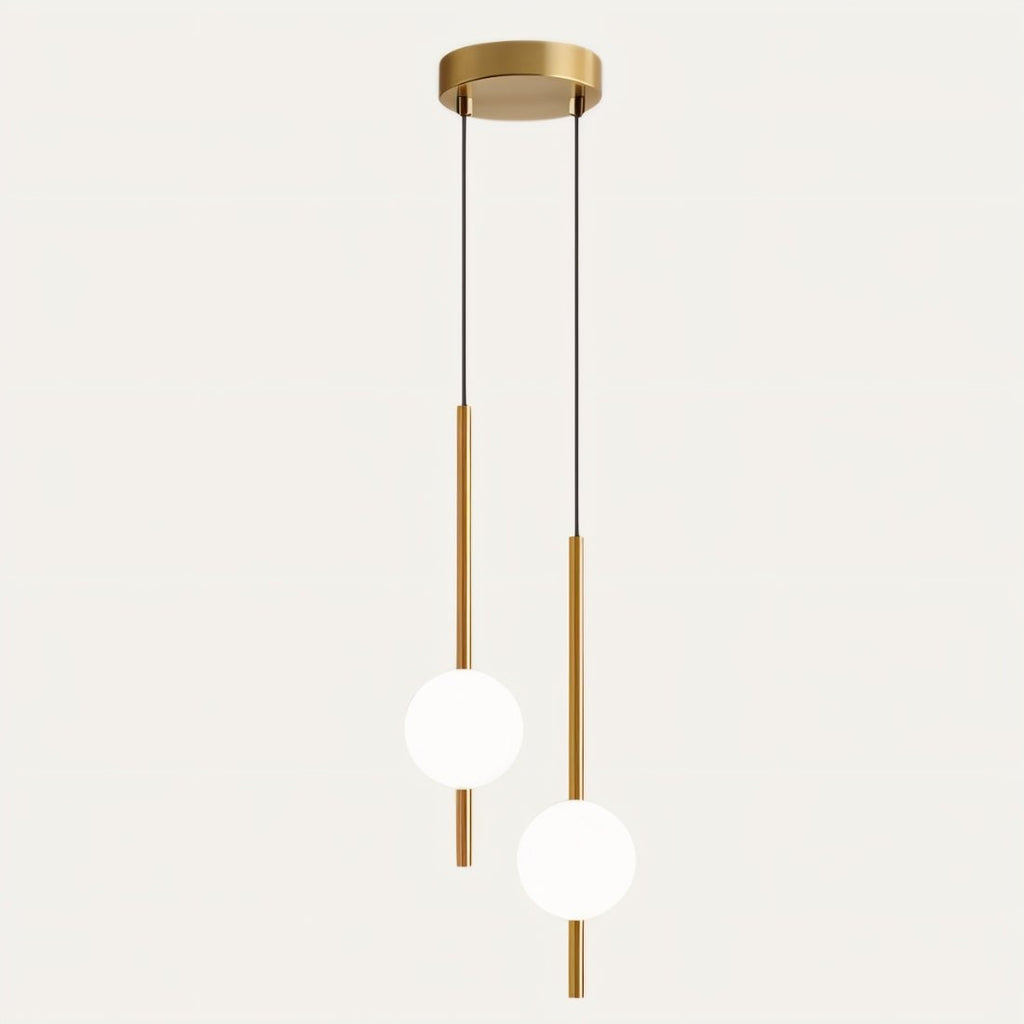 Virelle Glass and Metal Pendant Light for Nordic Home