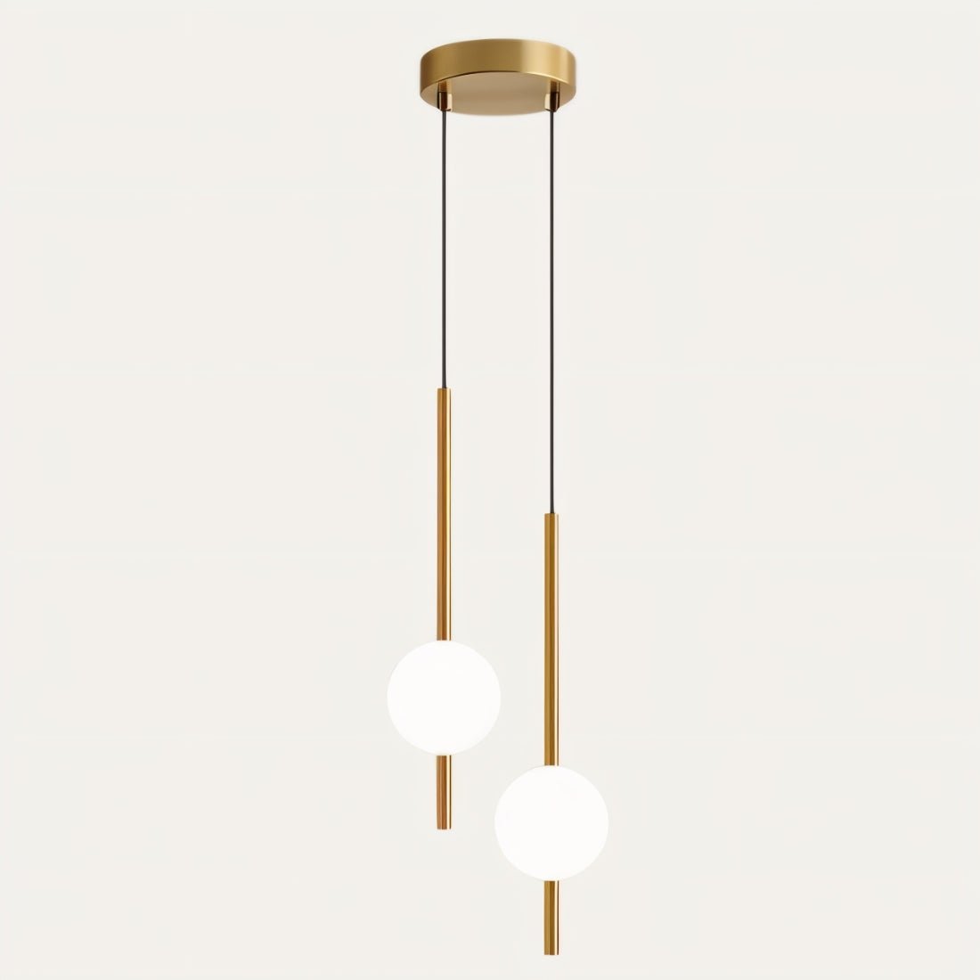 Virelle Glass and Metal Pendant Light for Nordic Home
