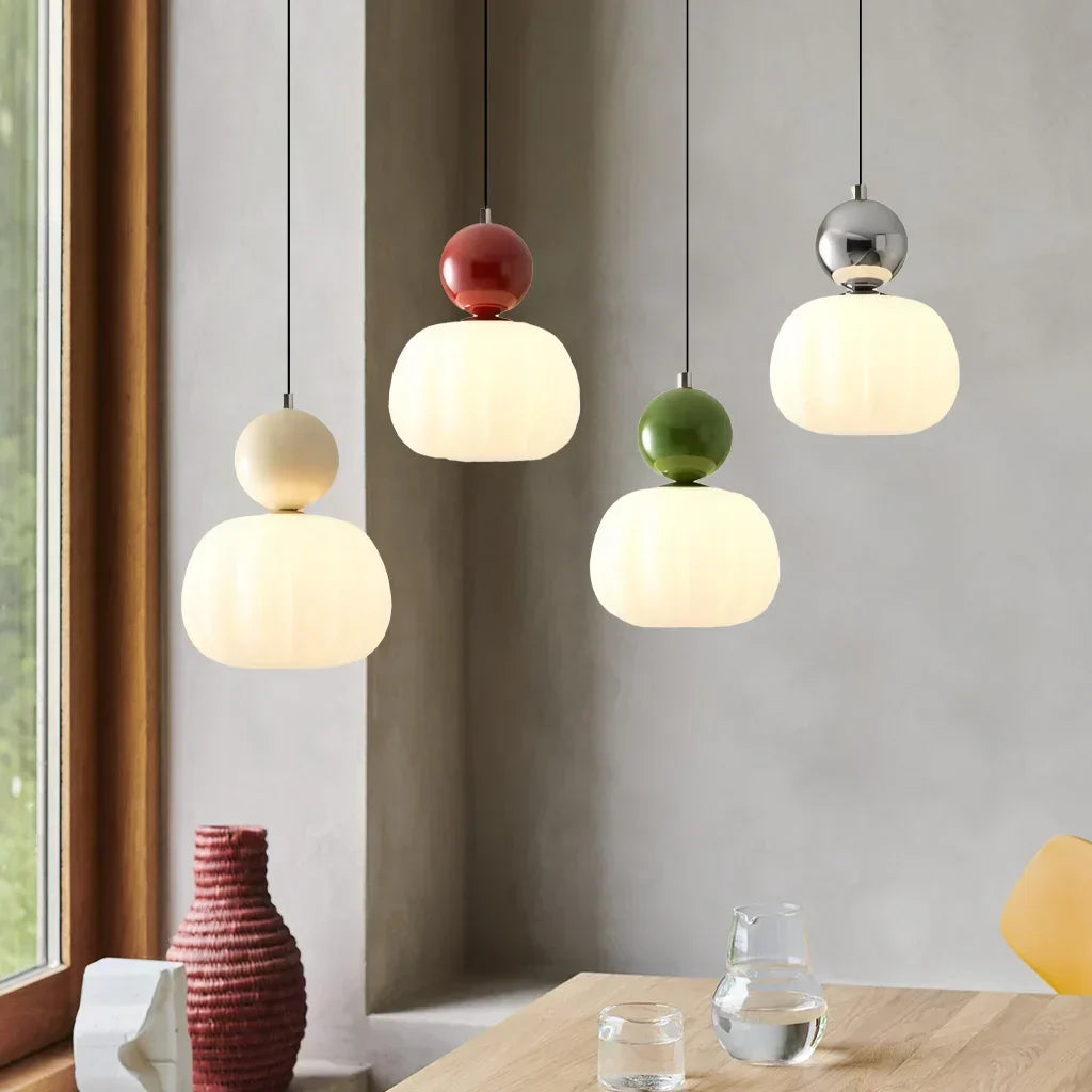 Quorra Art Deco Bauhaus Pendant Light With Four Color Options