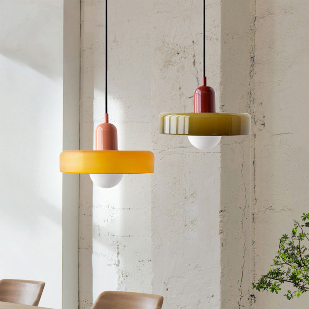 Astraea Glass Pendant Lamp for Modern Bauhaus Living