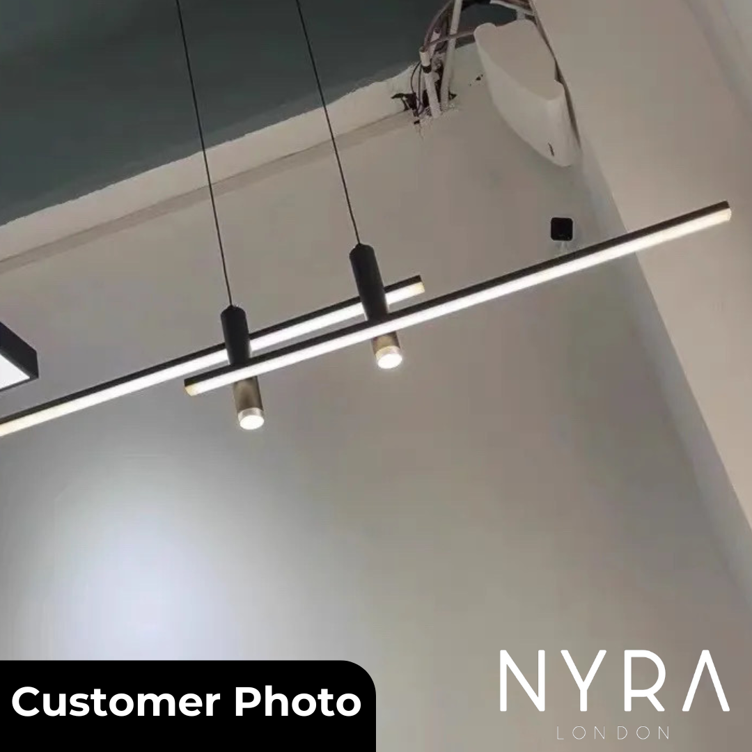 DuoLux Global LED Lamp with 90 to 260 Volt Range Iron and Acrylic Construction