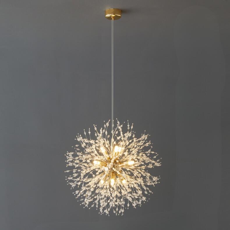 Aurelia Bloom Crystal LED Pendant Light Inspired By Dandelion