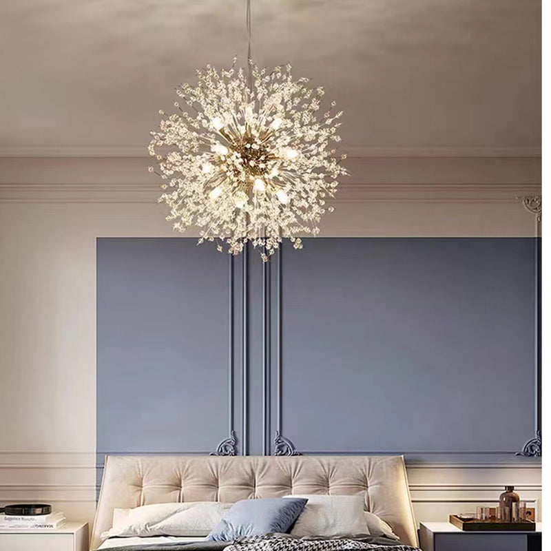 Aurelia Bloom Crystal LED Pendant Light Inspired By Dandelion