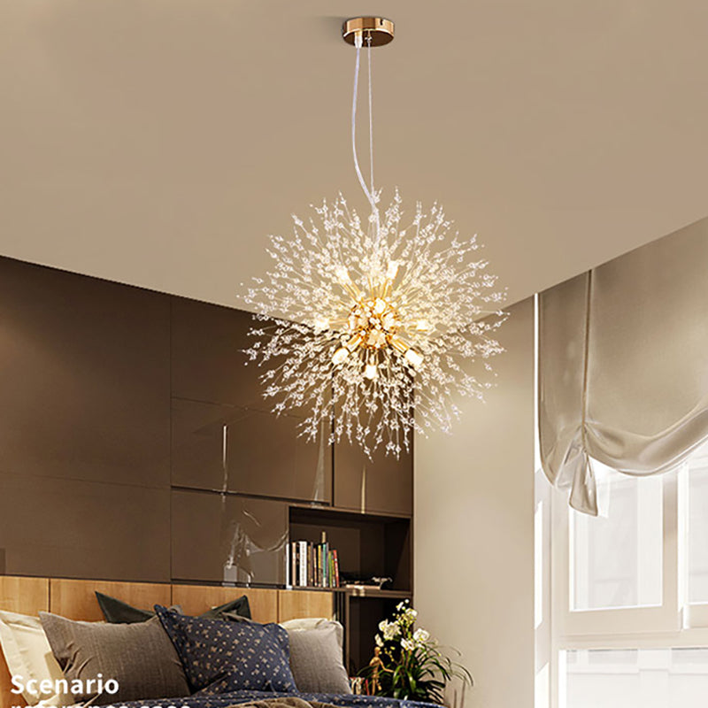 Aurelia Bloom Crystal LED Pendant Light Inspired By Dandelion