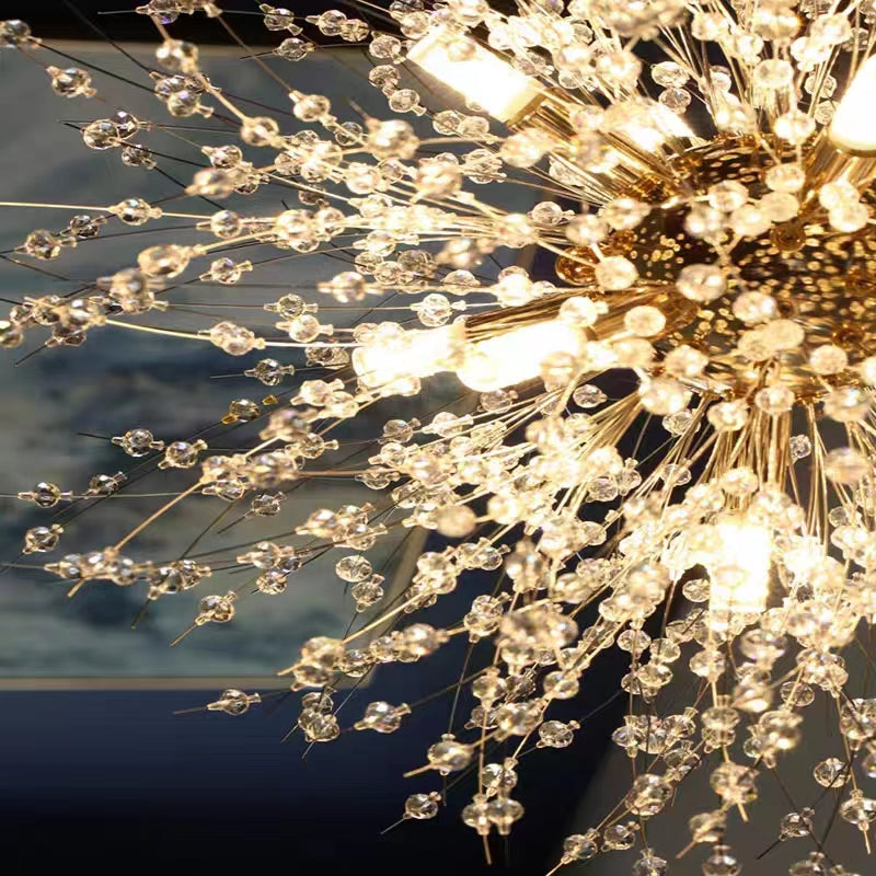 Aurelia Bloom Crystal LED Pendant Light Inspired By Dandelion
