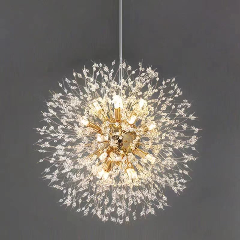 Aurelia Bloom Crystal LED Pendant Light Inspired By Dandelion