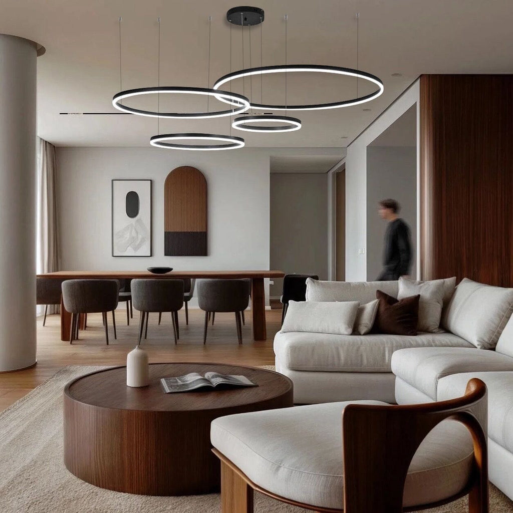 Solara Ring Lamp With Premium Aluminum And Acrylic Construction 12500 Lumens