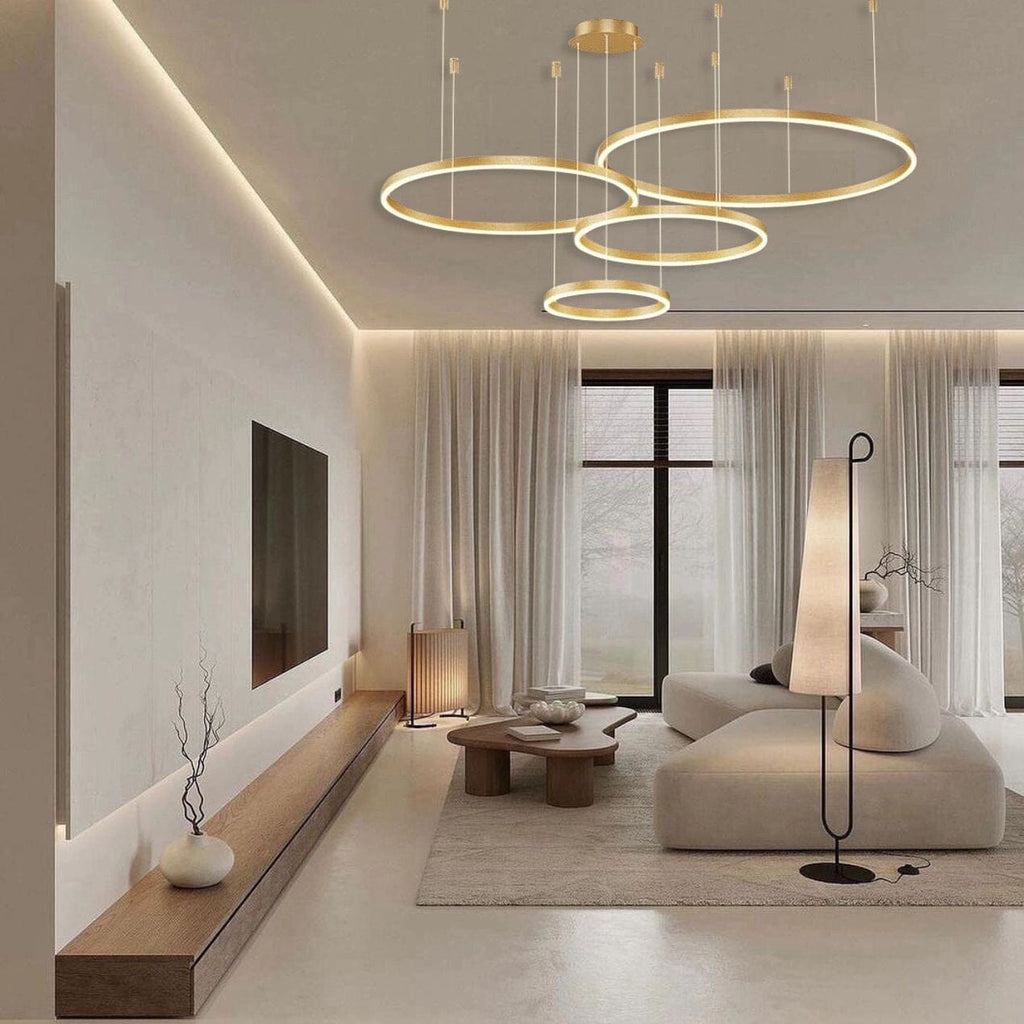 Solara Ring Lamp With Premium Aluminum And Acrylic Construction 12500 Lumens