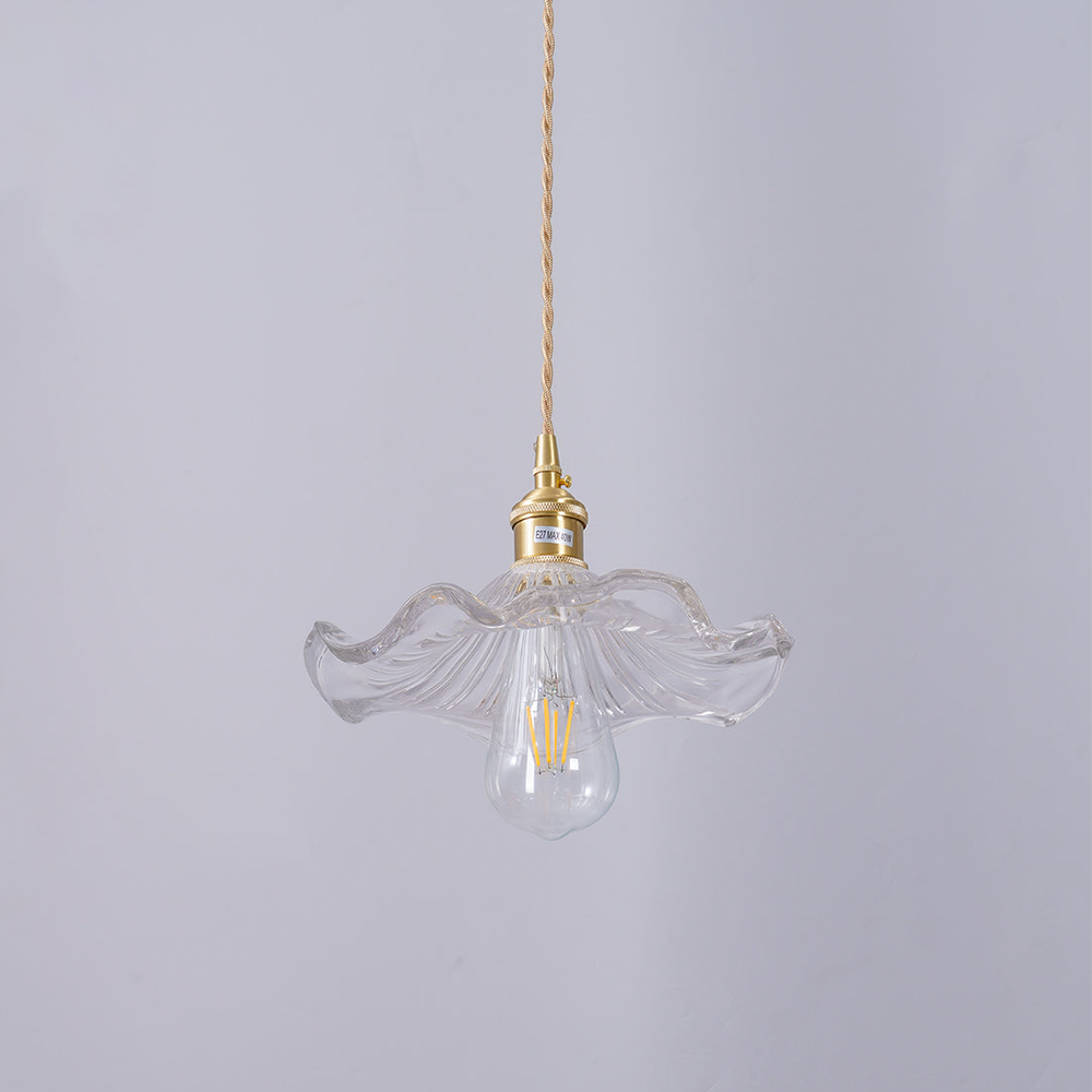 Aurelia Glass LED Pendant Light With E27 Socket For Kitchen