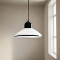Velora Wind Glass Pendant Light With Cream Shade For Ambient Glow