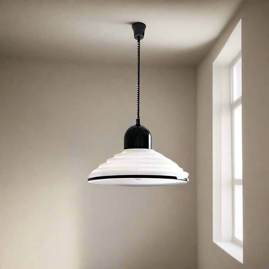 Velora Wind Glass Pendant Light With Cream Shade For Ambient Glow