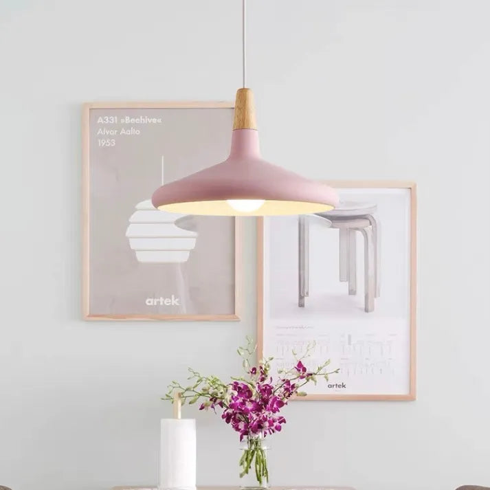 Oria Cone Pendant Light By LumiMix Studio In Macaron-Inspired Multicolor Finishes