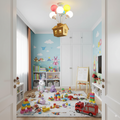 AuroraNest Balloon Ceiling Light With Remote Dimmer for Kids