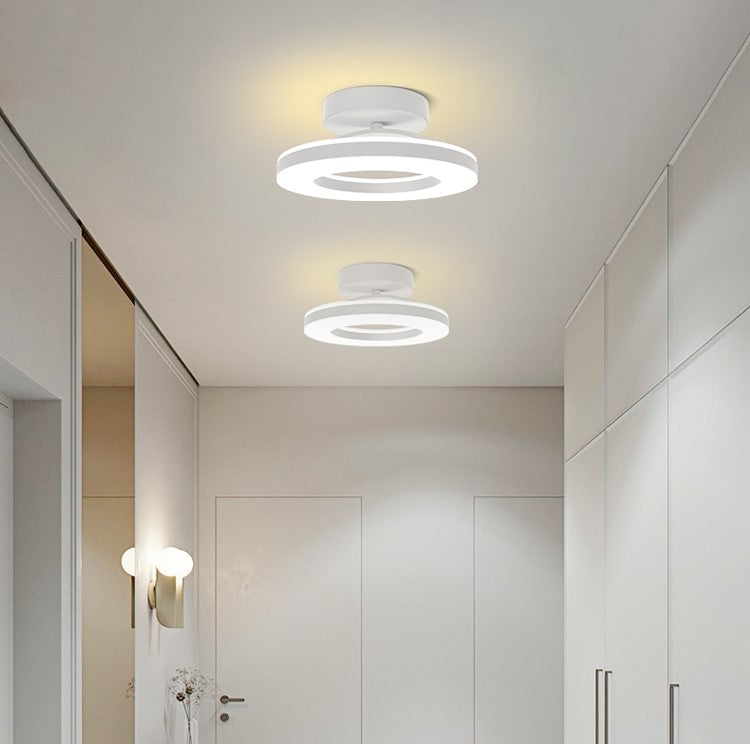 LumaNova Gold LED Ceiling Light For Living Rooms And Hallways