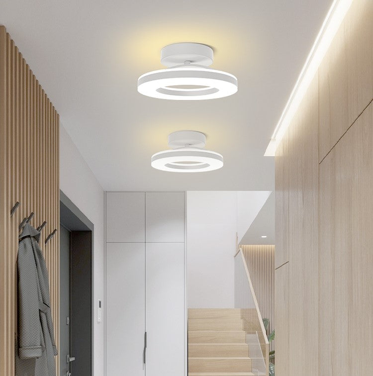 LumaNova Gold LED Ceiling Light For Living Rooms And Hallways