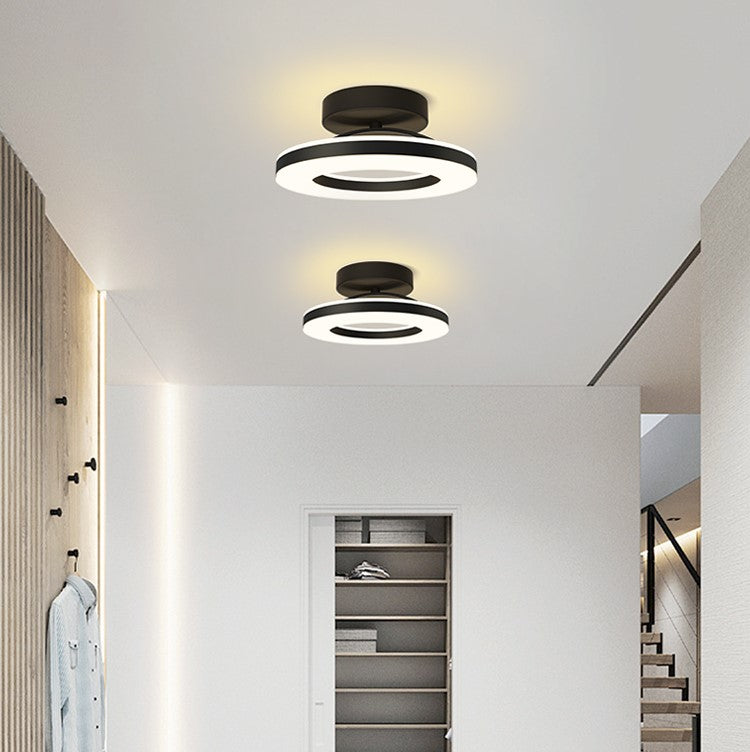 LumaNova Gold LED Ceiling Light For Living Rooms And Hallways