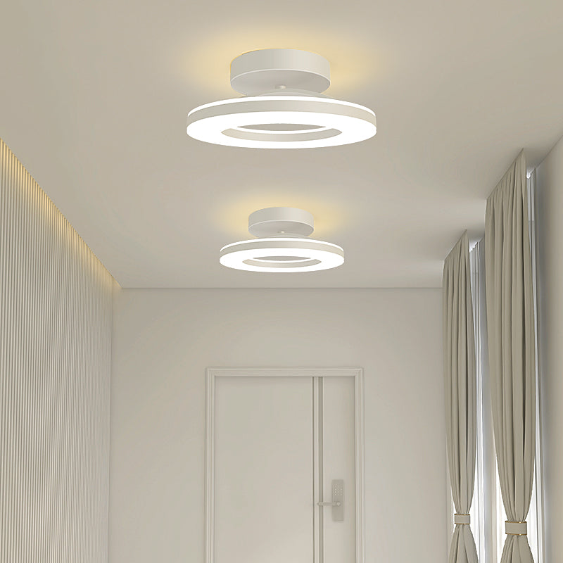 LumaNova Gold LED Ceiling Light For Living Rooms And Hallways