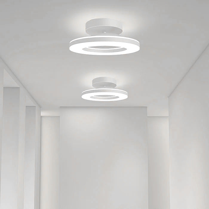 LumaNova Gold LED Ceiling Light For Living Rooms And Hallways