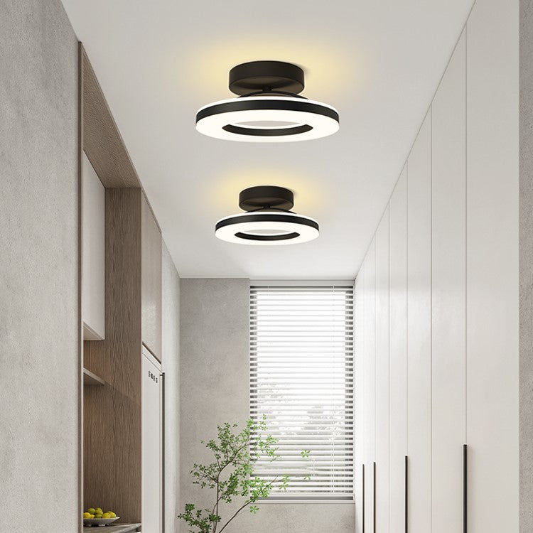 LumaNova Gold LED Ceiling Light For Living Rooms And Hallways