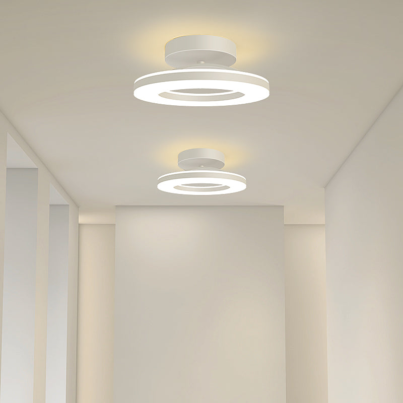 LumaNova Gold LED Ceiling Light For Living Rooms And Hallways