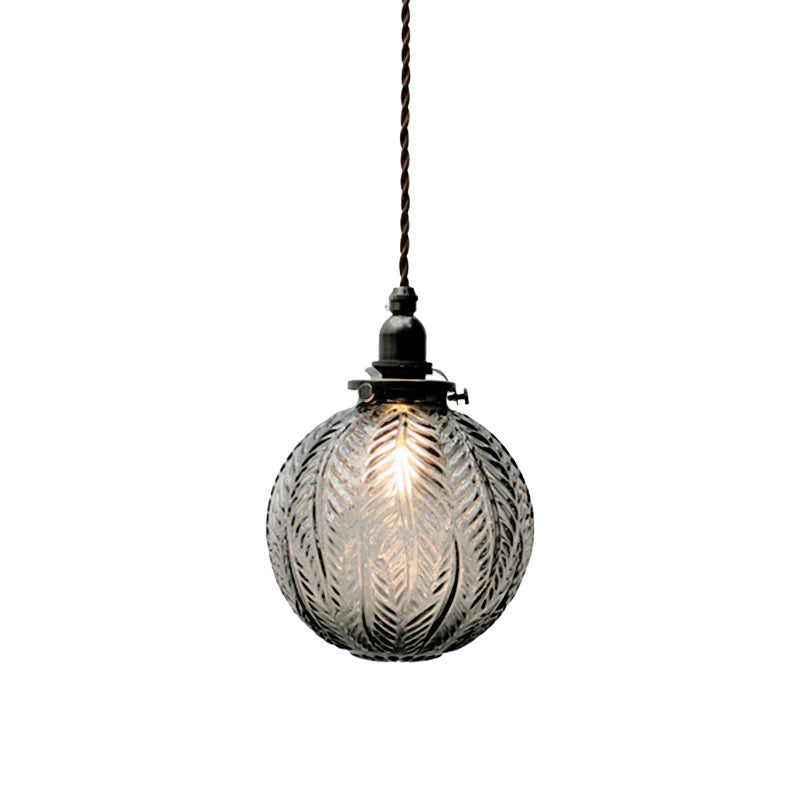 Aurelius Globe Pendant Light With Colonial Charm And Vintage Warmth