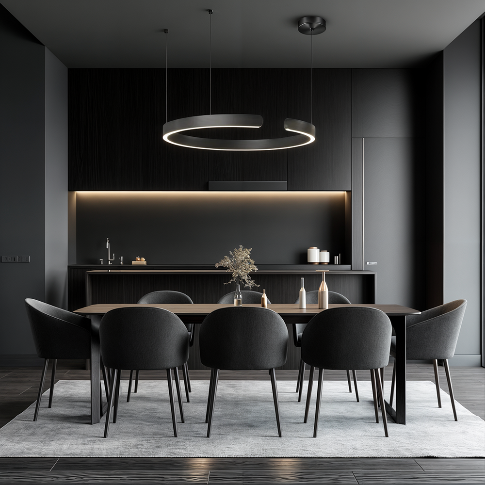 Astraelle Nordic Ring Chandelier for Modern Living Spaces