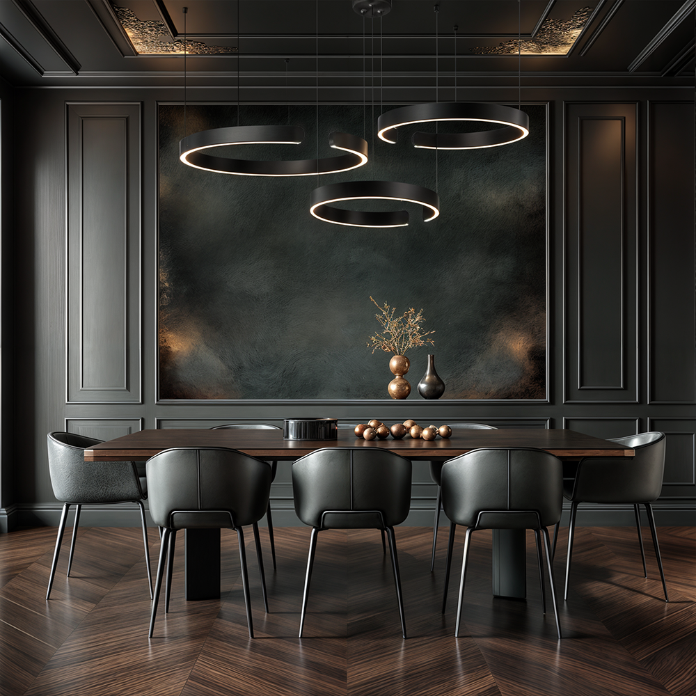Astraelle Nordic Ring Chandelier for Modern Living Spaces