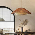 LumaVale Zen Wicker Pendant Light With Soft Glow E27 Socket