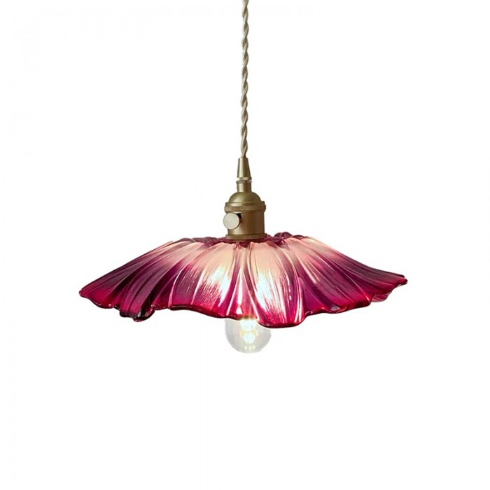 Aurelle Glass Pendant Light for Bedroom Vintage Lamp