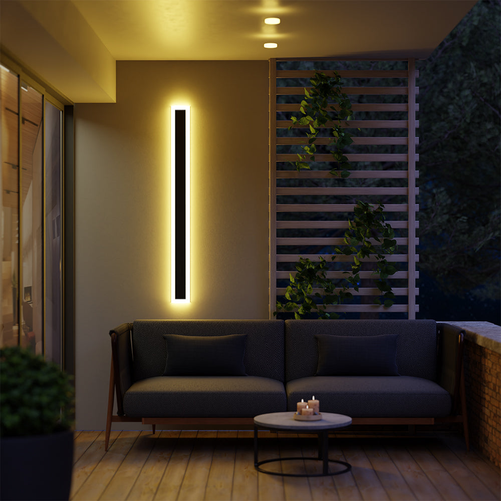 NovaEdge Outdoor LED Wall Light With Motion Sensor IP65 Weatherproof